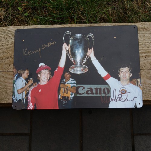 Aston villa signed plaque