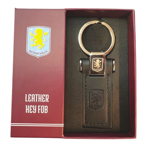 Aston villa leather fob - aston,