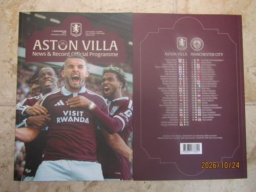 Aston villa man city - villa,