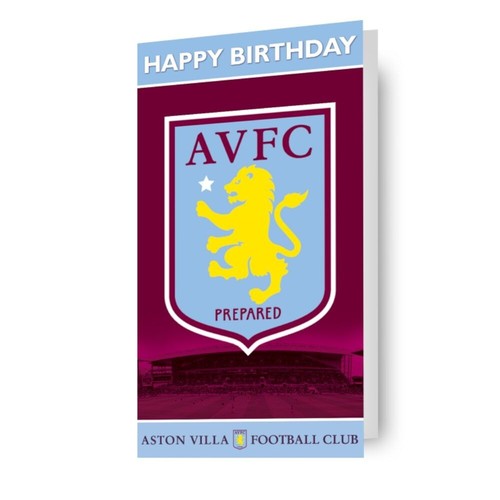 Birthday card aston villa - card,