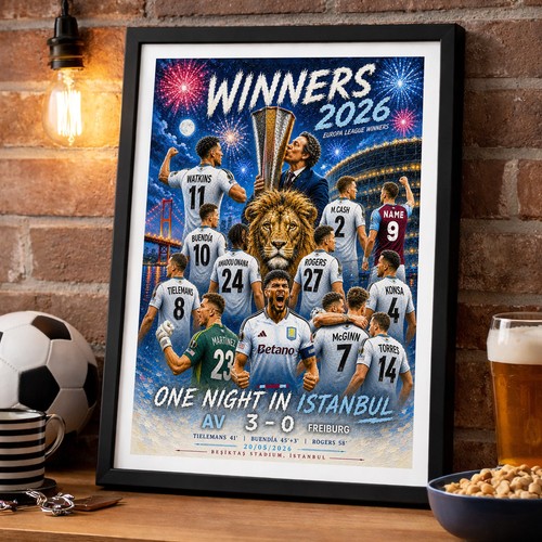 Personalised aston villa - personalised,