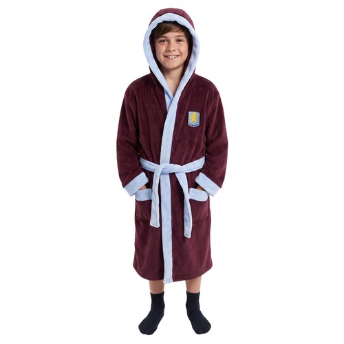 Aston villa boys dressing gown - aston,