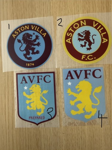 Aston villa plastic badge for - aston,