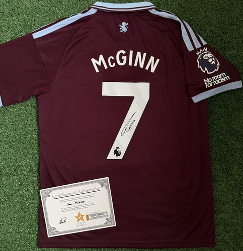 John mcginn signed - mcginn,