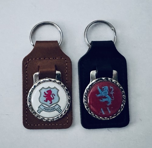 Aston villa retro keyring - aston,