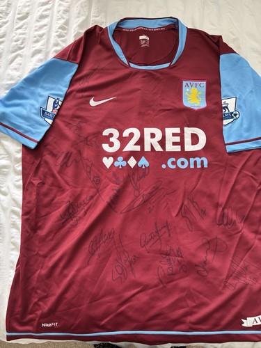 Nike aston villa - aston, signed