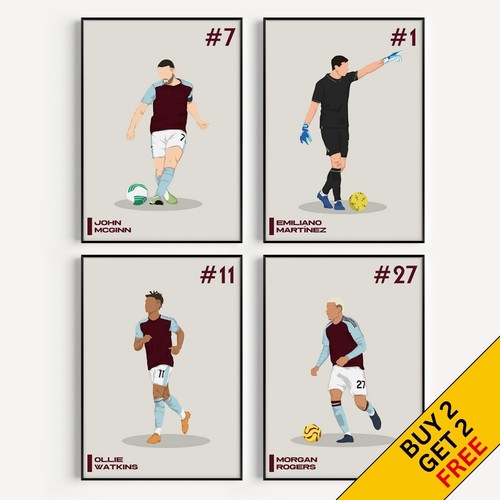 Aston villa football poster - aston,