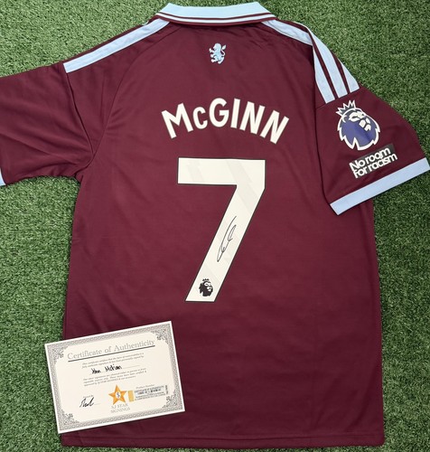 John mcginn signed aston - aston, villa