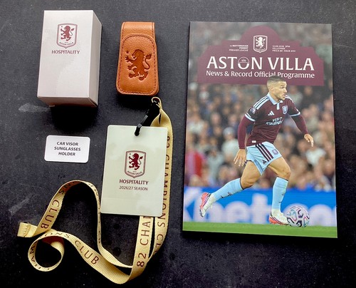 Aston villa new car visor - new,