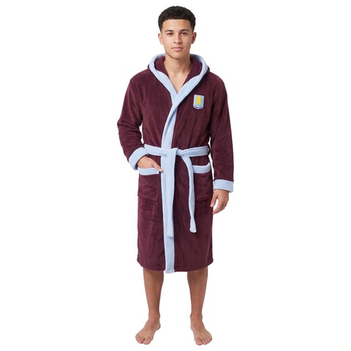 Aston villa mens dressing gown - villa,