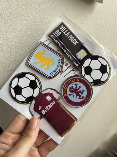 Football cake toppers - toppers, aston