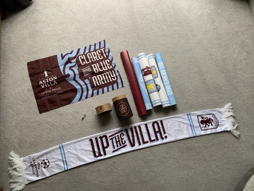 Aston villa memorabilia scarf - villa,