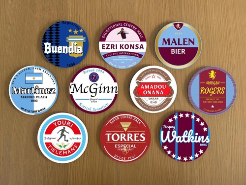 Aston villa football - aston, coasters