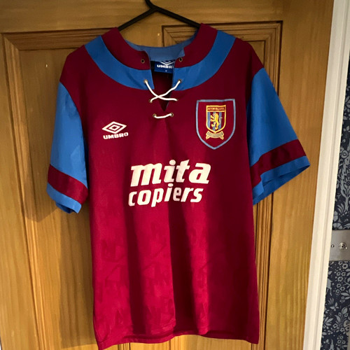 Umbro aston villa home 1992 - home, 1992/93
