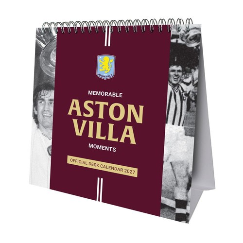 Aston villa 2027 desk easel - 2027,