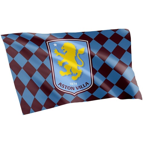 Aston villa checked flag - fc,
