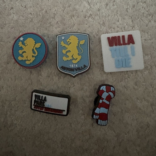 Aston villa croc shoe charm - shoe,