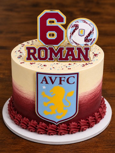 Aston villa personalised - villa, cake
